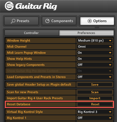 guitar rig 5 vst plugin properties
